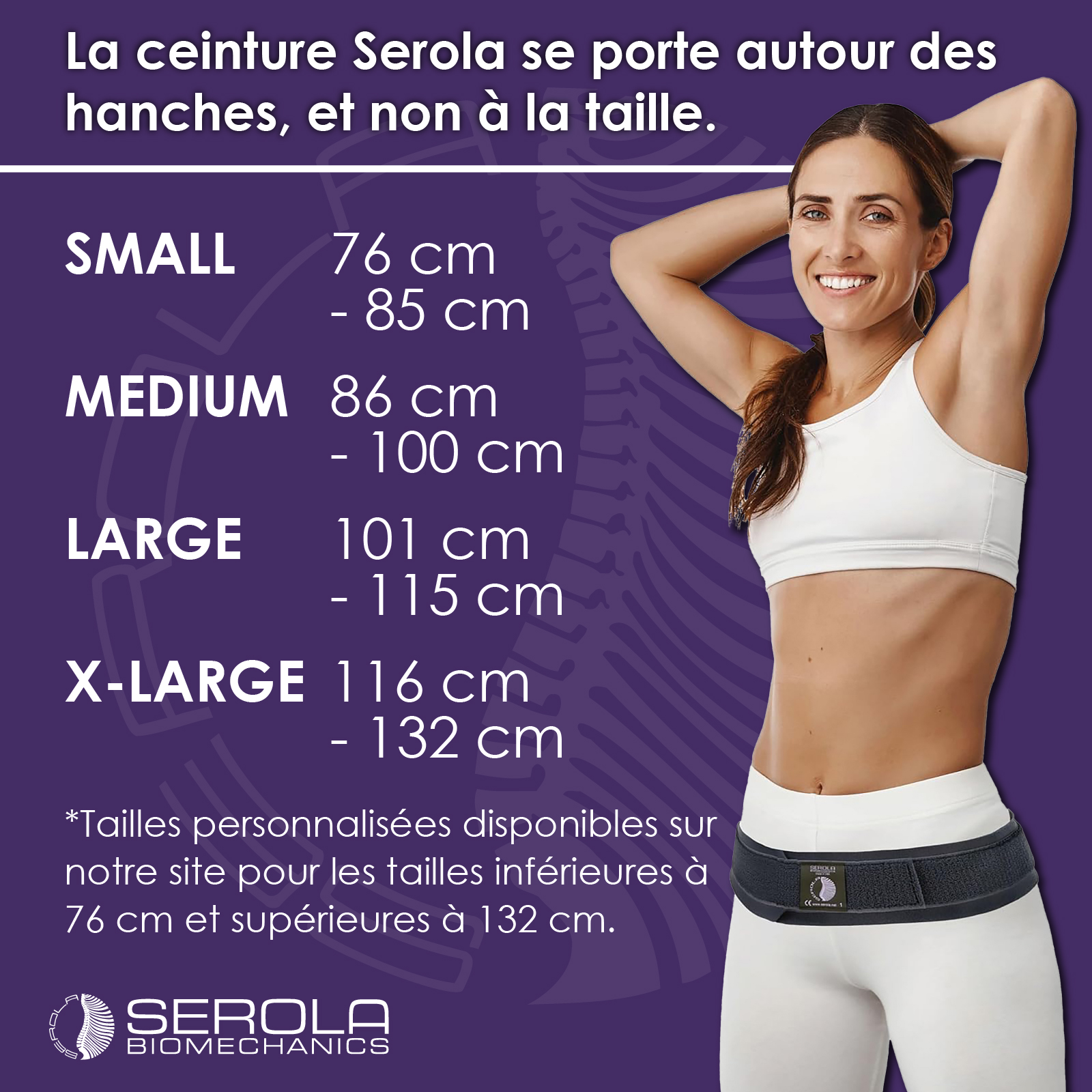 Amazon Belt Sizes FR Ceinture sacro-iliaque Serola – Image 3