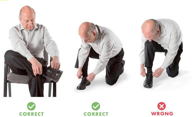 Dr. Serola’s Dos & Don’ts for the Sacroiliac Joint 5 shoe tie